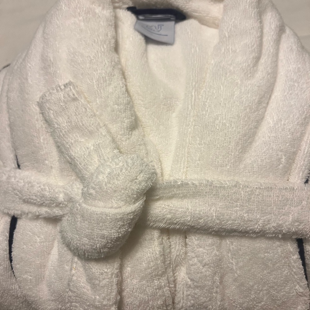 White Plush Bathrobe